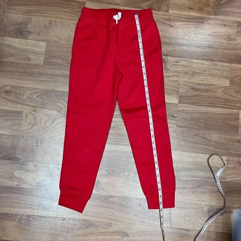 The Children's Place Fleece Jogger Pants Red Medium (7/8) NWT